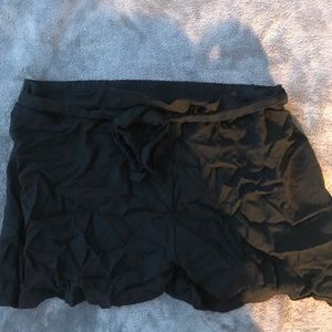 cute tie up black bottoms